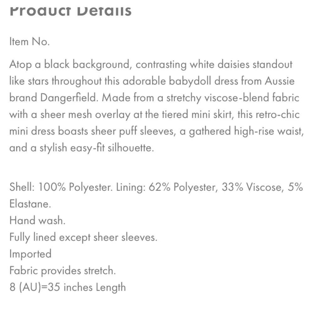 90’s Modcloth daisy dress NWT - Picture 5 of 5